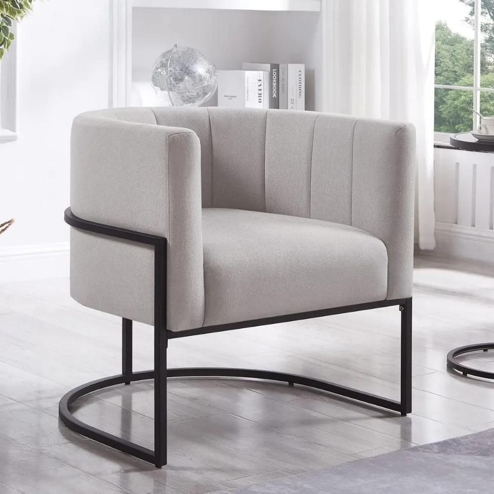 Drenie™ Upholstered Accent Chair | Velvet Barrel Chair for Living Room